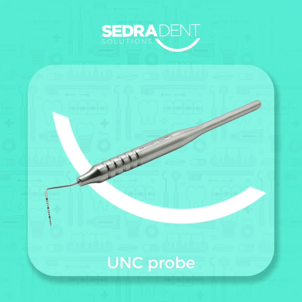 Sedra UNC15 Periodontal Probe Anatomical Hollow Handle 10mm