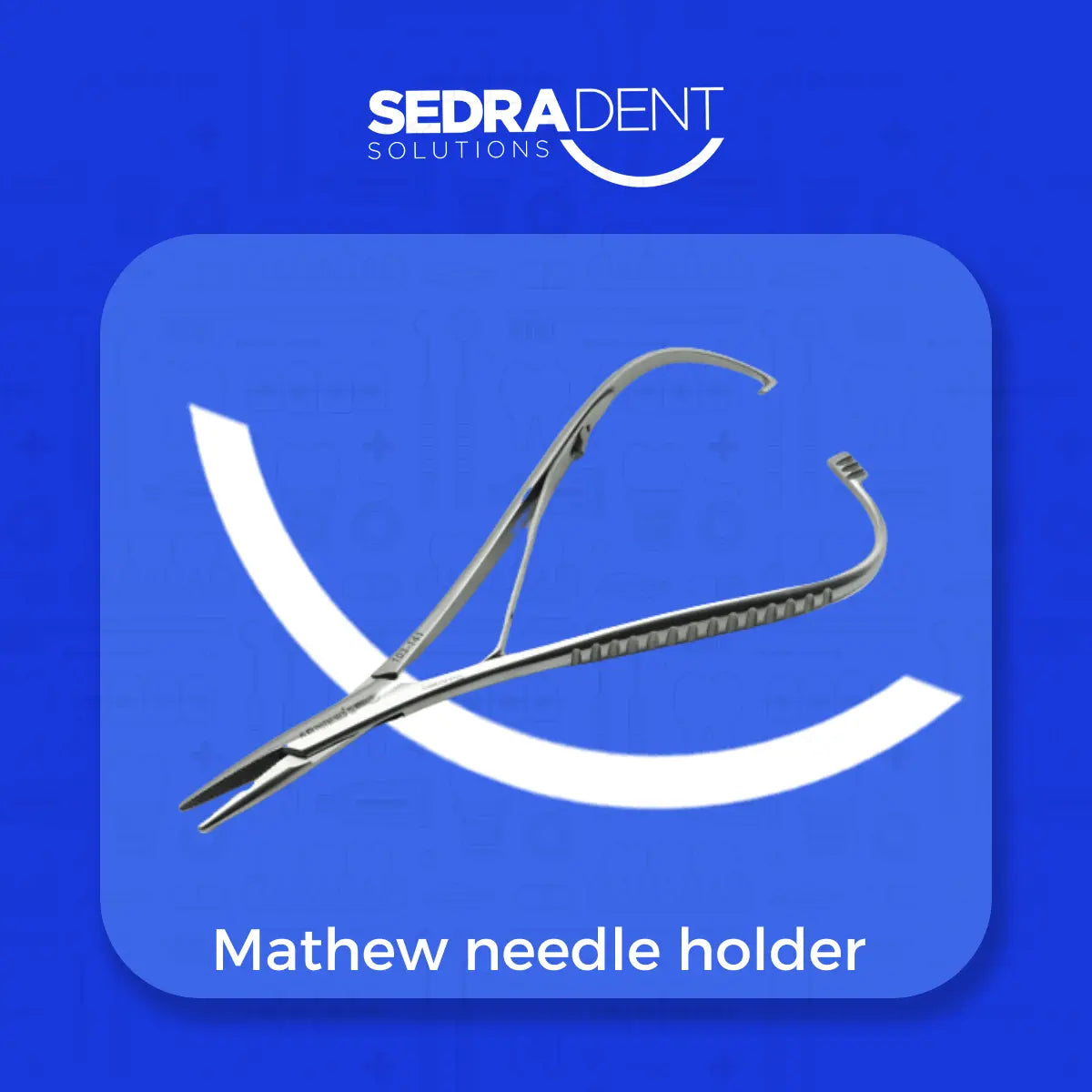 Sedra O-tie applicator mathieu straight needle Holder