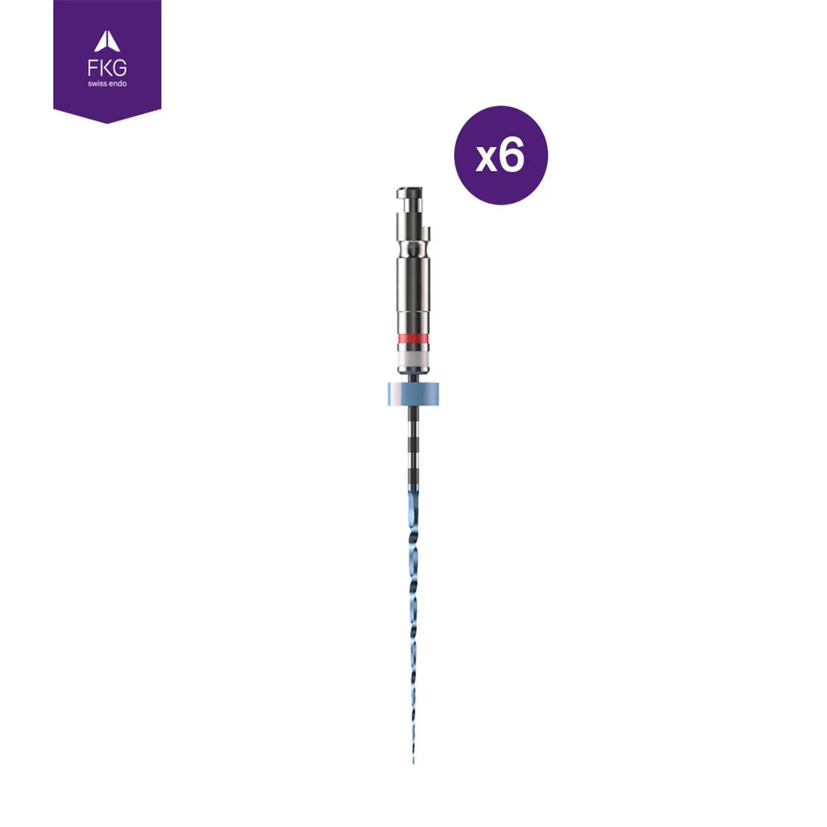 FKG XP-endo Rise Glider 25 mm 6 Pcs Taper 4