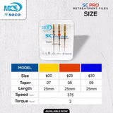 Soco Endodontic Retreatment File Kit