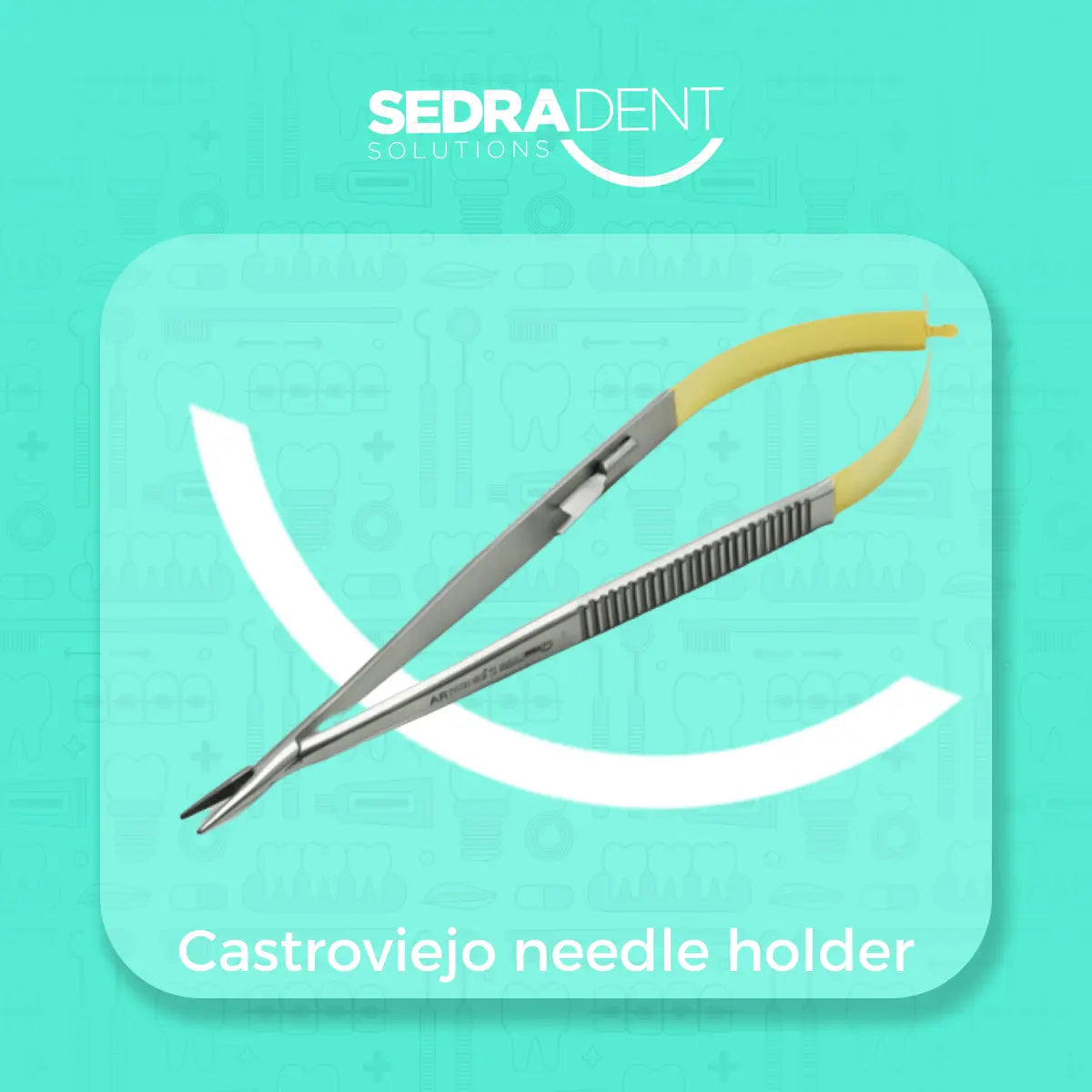 SEDRA Needle Holder Castroviejo