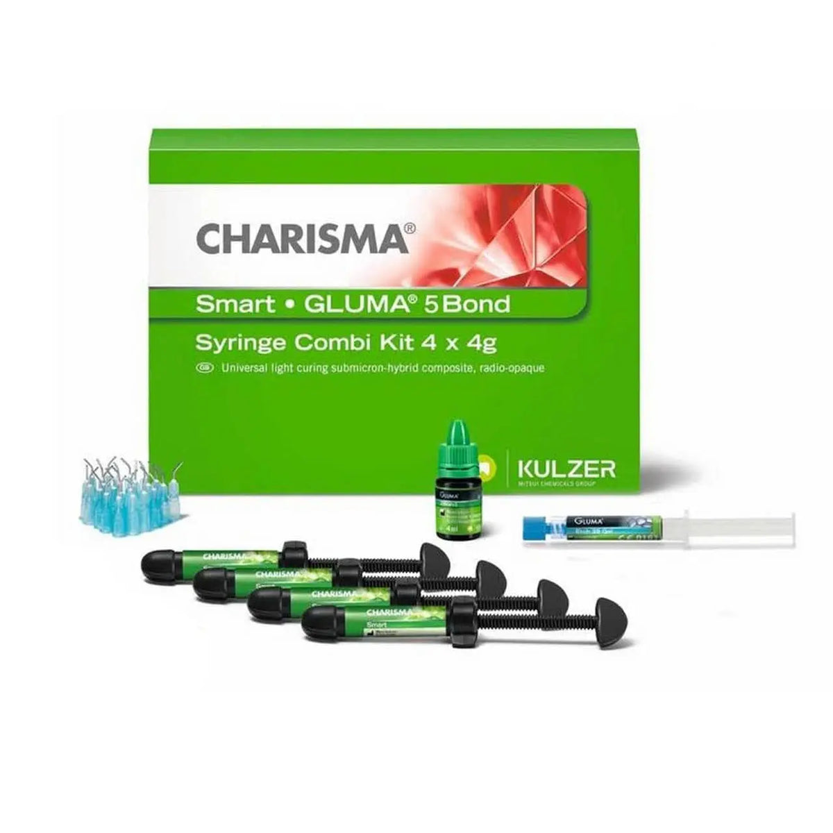 Kulzer Charisma Smart Composite Syringes Combi Kit 4x4g box
