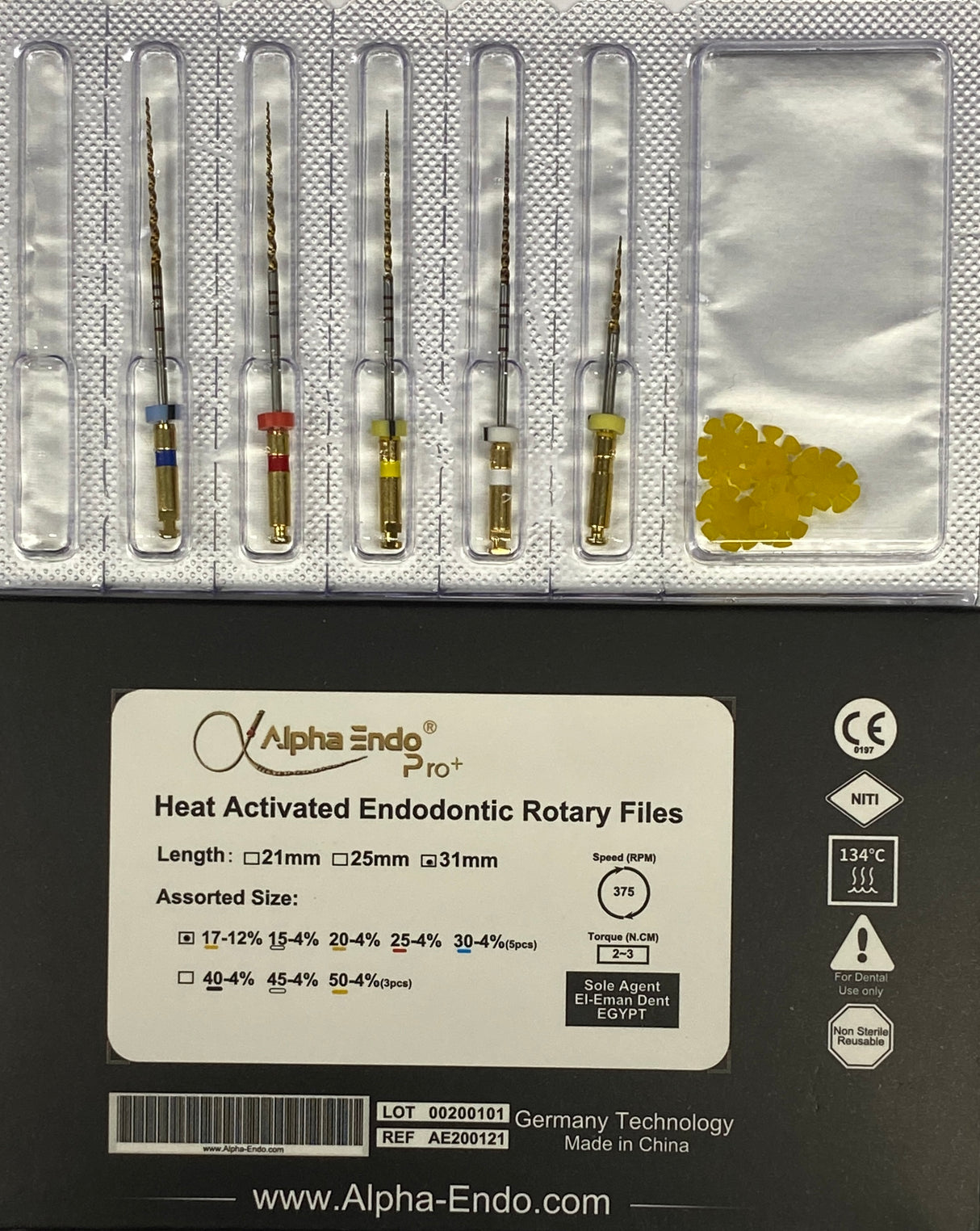 Alpha Endo Pro+ Assorted 4% - 31 mm