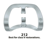 KSK No. 212 wingless + No. 1 Universal canine and Premolar clamps