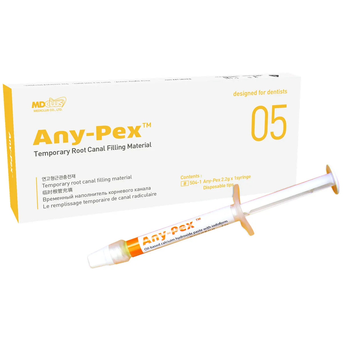 Mediclus ANY Pex oil-based calcium hydroxide paste with Iodoform