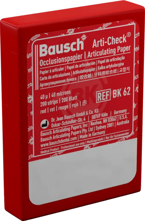 Bausch Articulating Paper 40 micron  200-Strip
