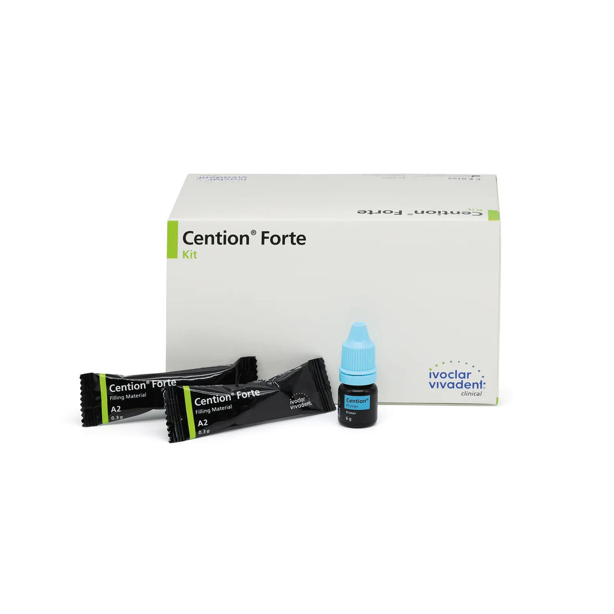 Ivoclar Cention Forte Self Cure bioactive filling material Shade A2 / 0.3g