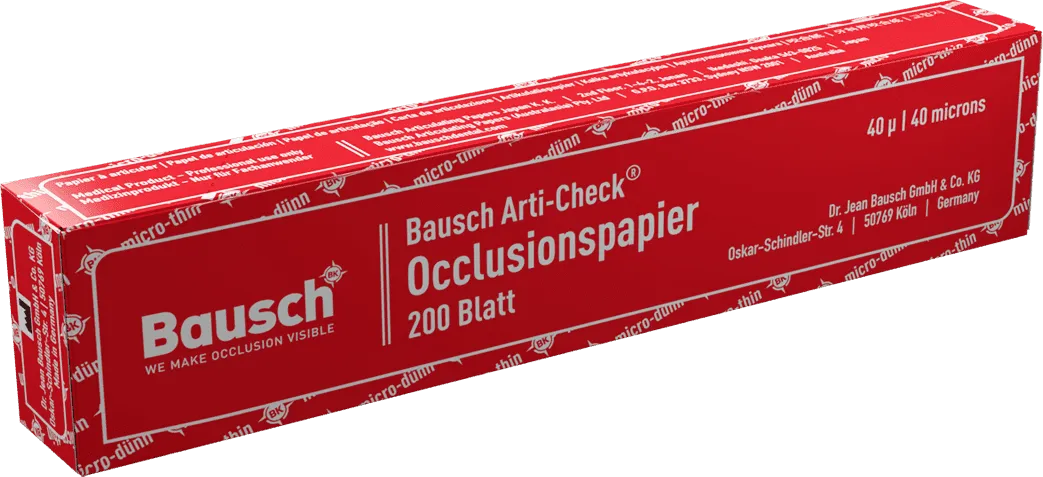 Bausch Articulating Paper 40 micron  200-Strips long