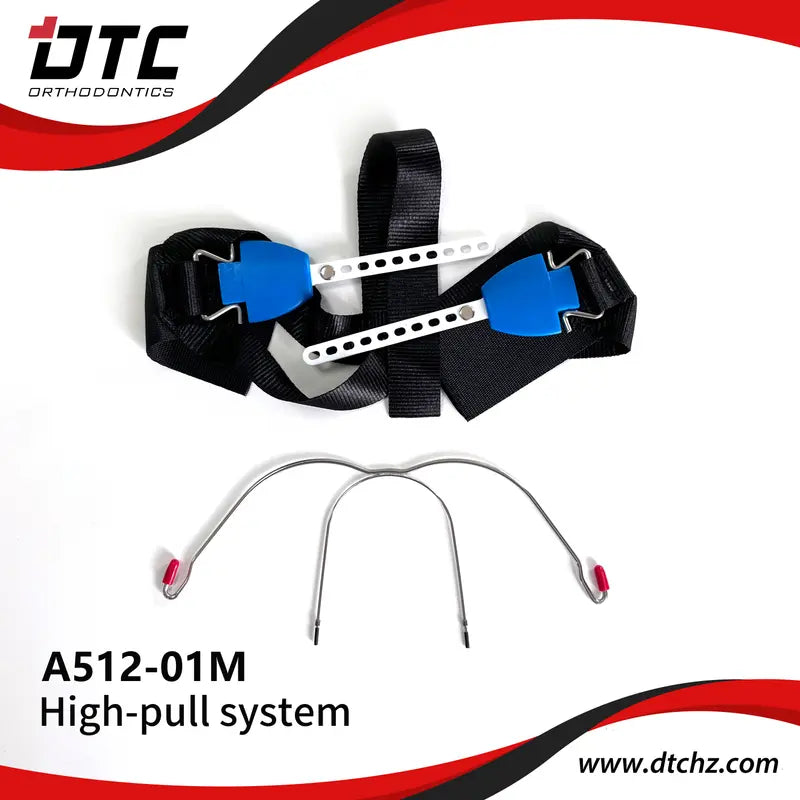 DTC High Pull Headgear With Face Bow Safety Module Elastics
