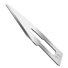 Surgical Blade #11 carbon steel scalpel blade box of 100