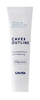 Cavex Outline Zinc Oxide Eugenol Free  Impression Paste 140 gr white paste + 65 gr blue pasteg