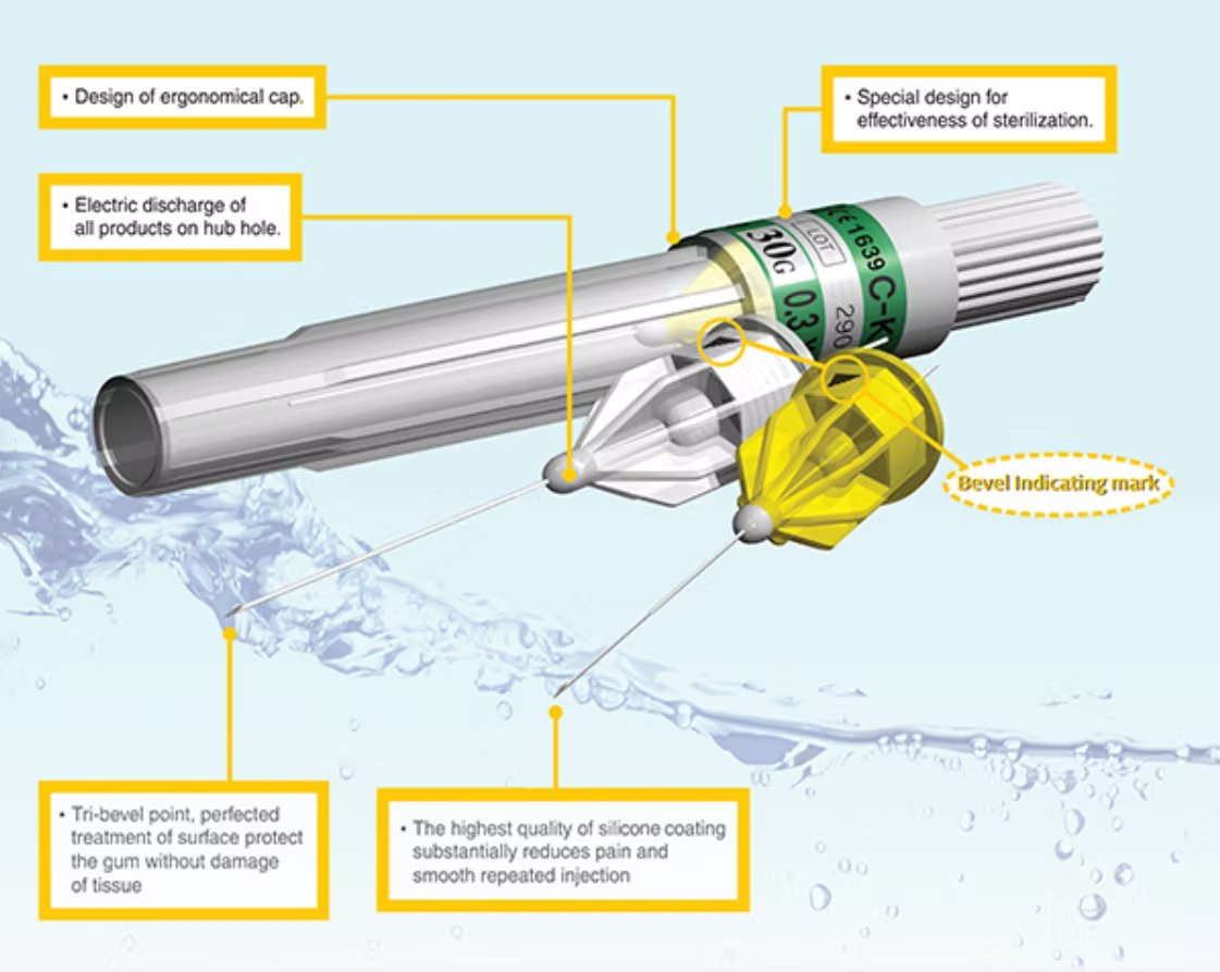 CK Ject Dental injection needles 100 pcs