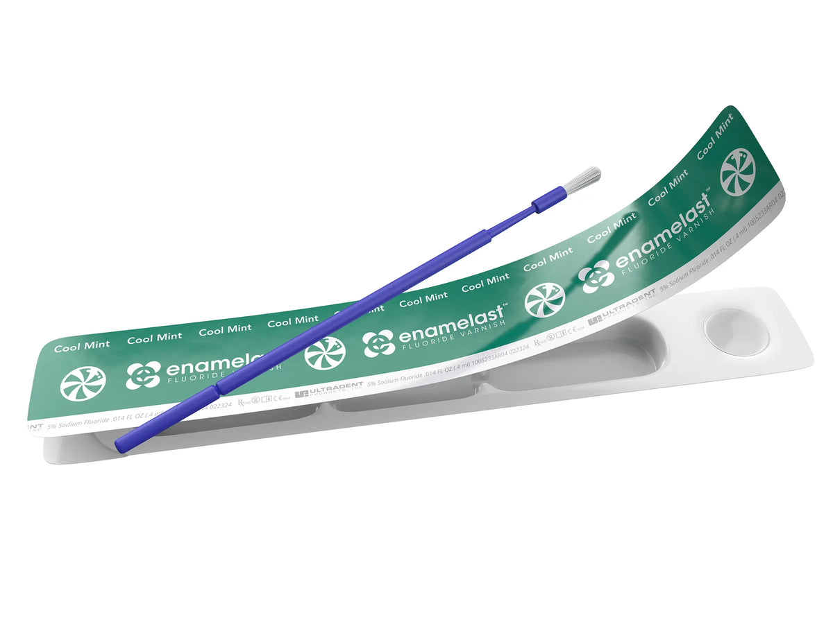 Ultradent Ename last 5%Sodium Fluoride varnish Cool Ment