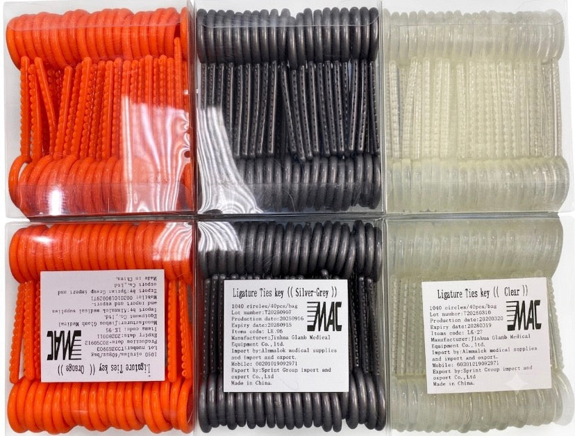 Mac O Tie Elastomeric Ligatures