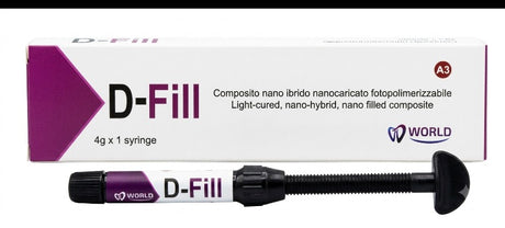 World D-Fill nano-hybrid composite syringe by World
