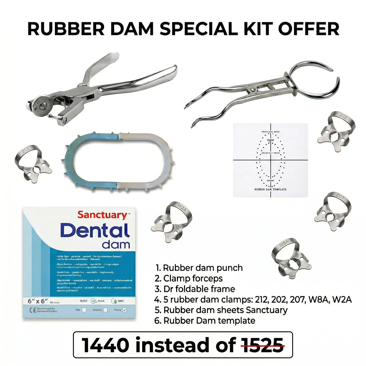 Rubber Dam Special Kit Offer – Complete Isolation Kit