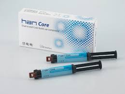 Han Core Dual-Cured Core Build Up Composite Resin 9 g X 2