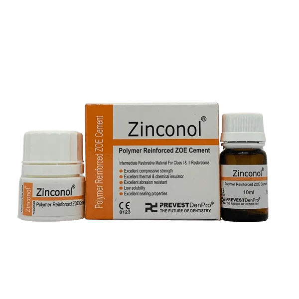 Prevest Zinconol Reinforced ZOE Cement 15g powder + 10ml Liquid
