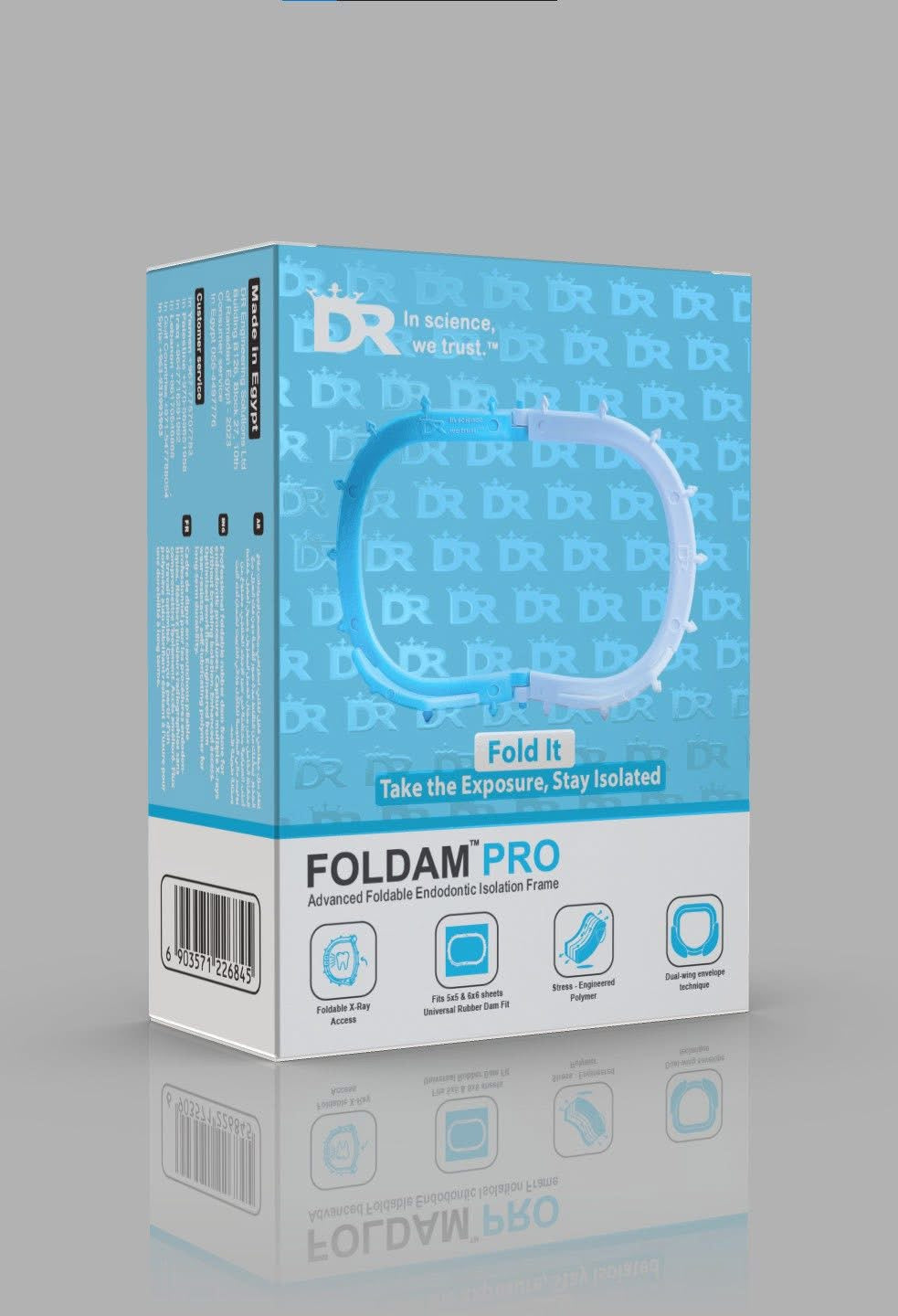DR Foldable Rubber Dam  frame