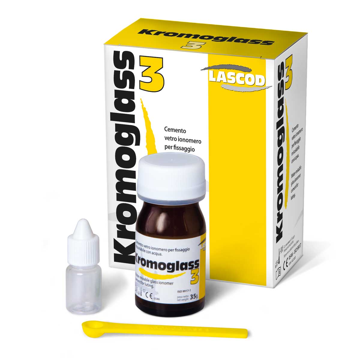 Kromoglass3 glass ionomer cement 35 g