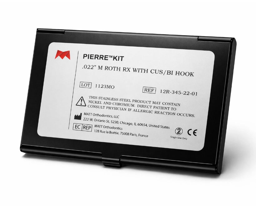 Matt ortho pierre metal brackets mini 022