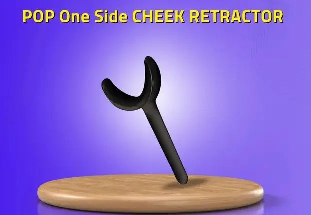 POP One Side Cheek Retractor Autoclavable - Black