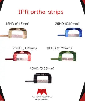 Matt Ortho IPR  Contra Angle Ortho Strips  HD 1 piece