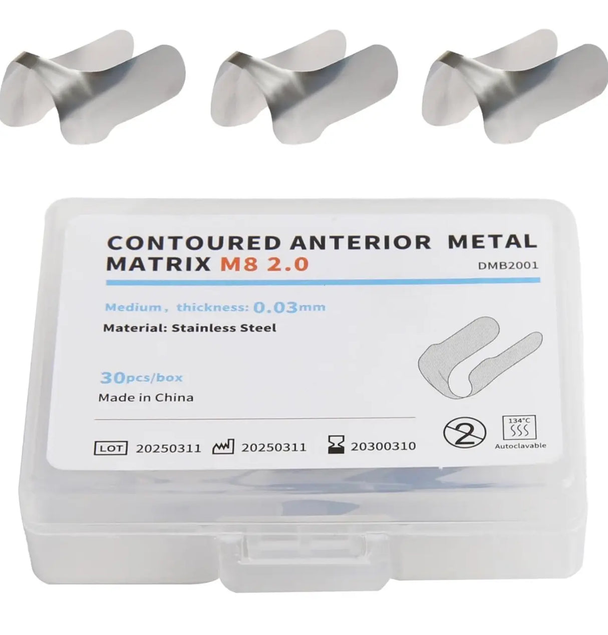 Asnanco Contoured Anterior Metal Matrix