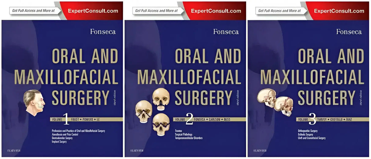 Fonseca Oral and Maxillofacial Surgery 2018 3 volume set
