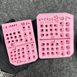 Silicone index for custom healing abutment
