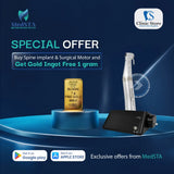 Special Offer Buy Spine implant & Surgical Motor and Get Gold Ingot Free