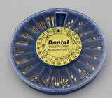 Gold Plated Dental Screw Post