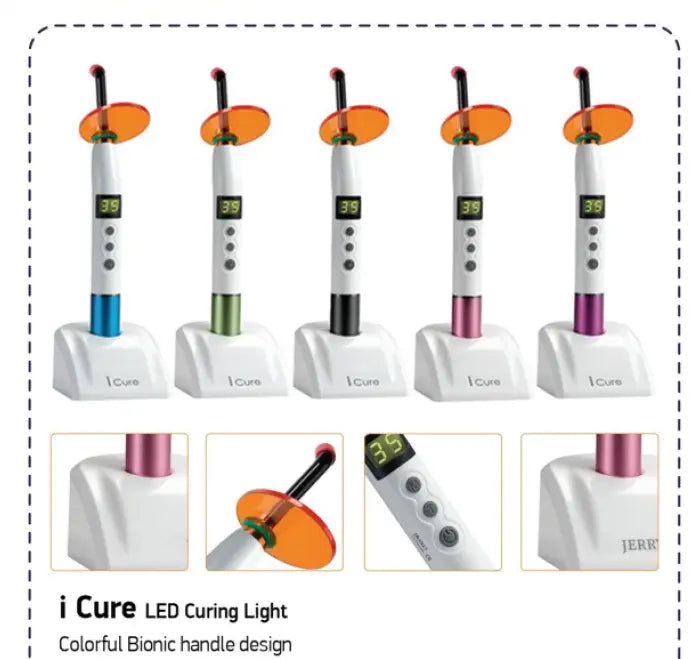 i-Cure colored LED cure light cure device