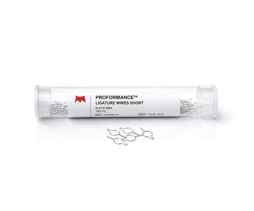 Matt ortho single tooth ligature ( 100 pieces/pack) size 0.010