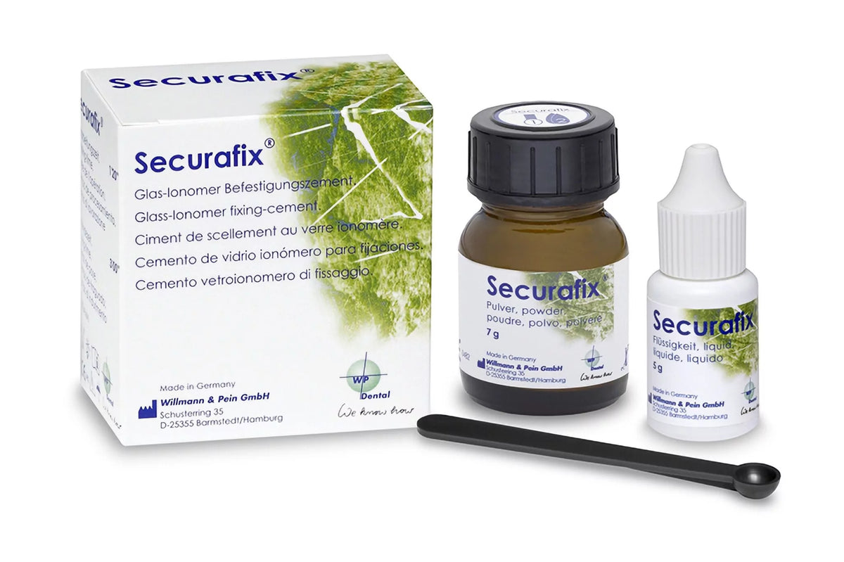 WP SecuraFix Glass ionomer cement 24 g powder, 10 g liquid + dosing spoon