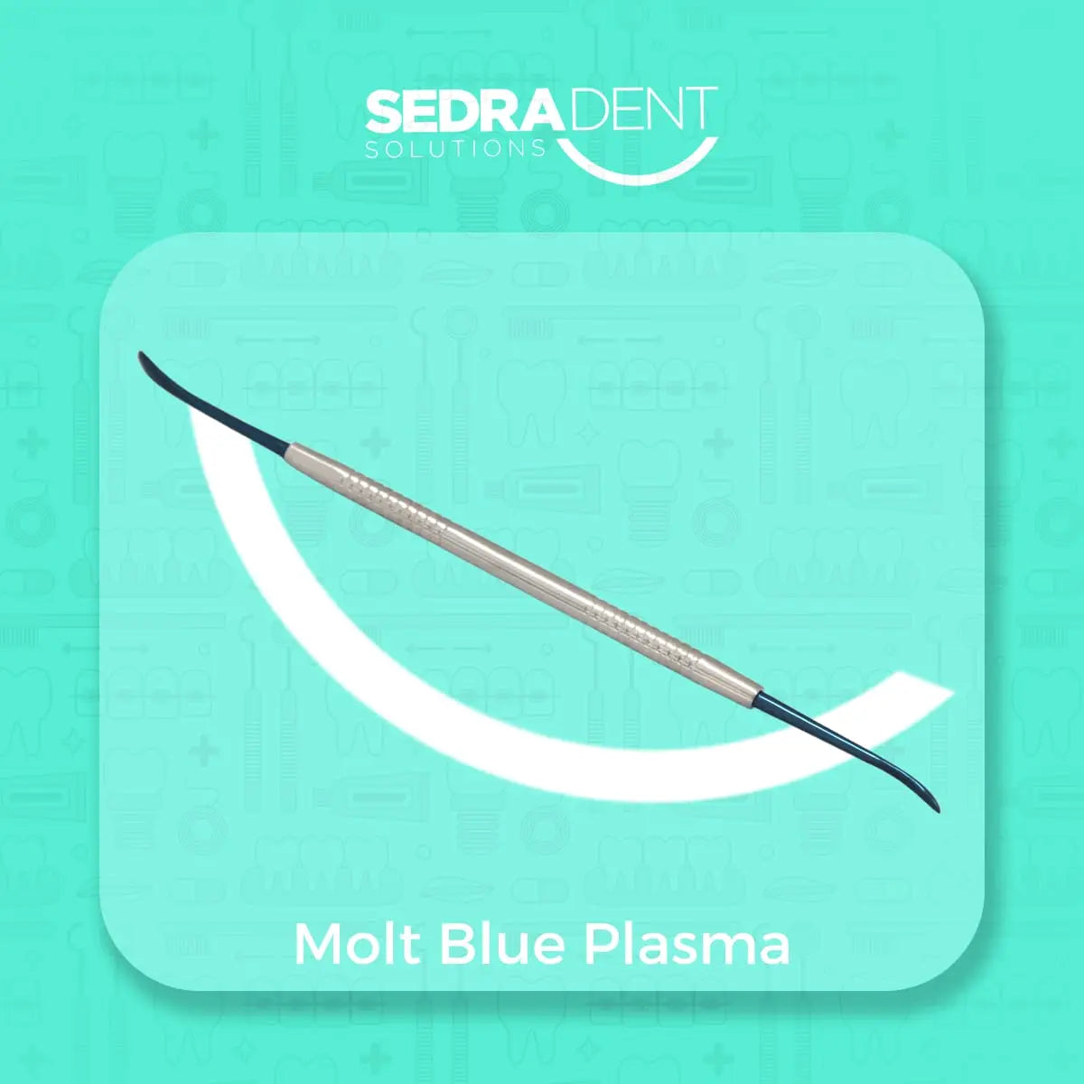 Sedra MOLT Mucoperiosteal elevator blue plasma