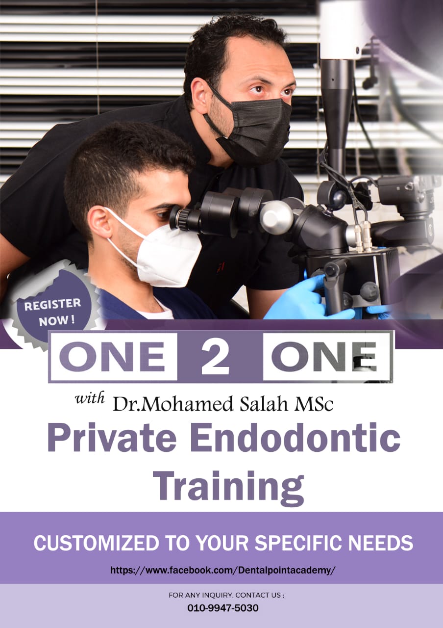 One 2 One Endodontic Training with Microscopes  By Dr. Mohamed Salah