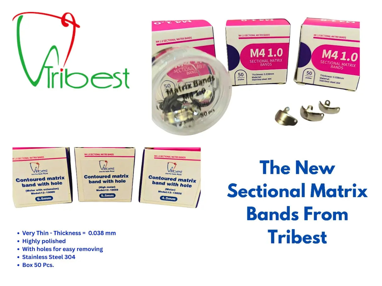 Tribest Sectional Matrix Bands  PK/50 PCS