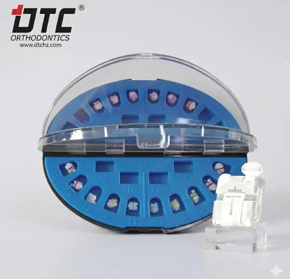 DTC Self-Ligating Ceramic Mbt Brackets 345 With Hooks