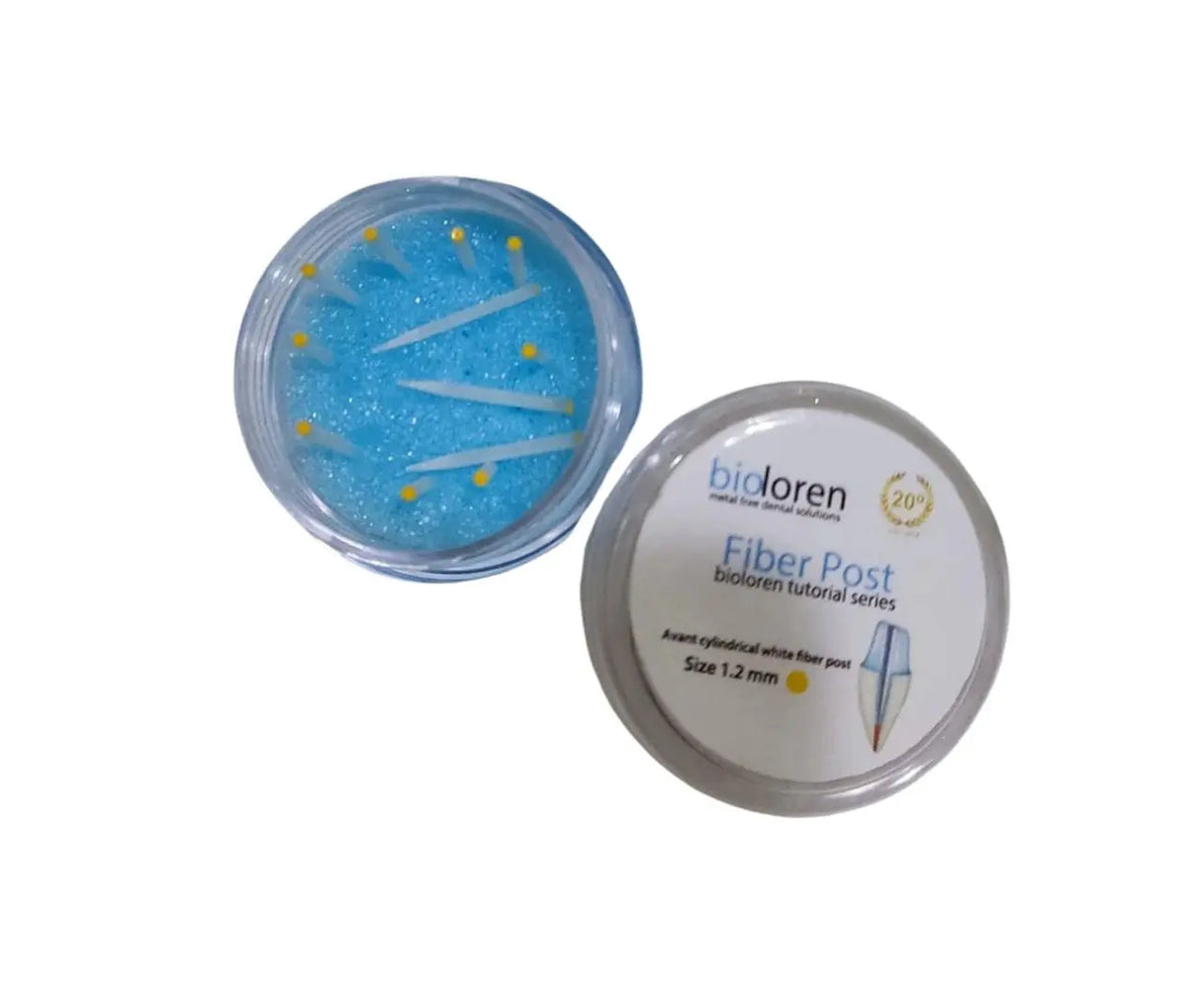 Bioloren Avant translucent fiber post 20 Posts + Drill Kit
