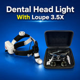 Omega Dental Headlight with loupe 3.5x