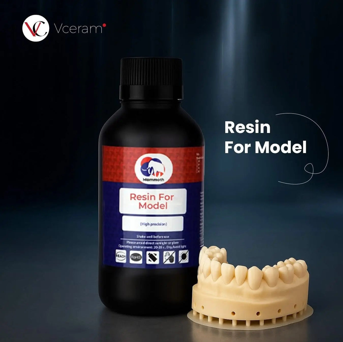 Mammoth Pla Pro  Resin For  DentalL Model 0.5 KG/Bottle