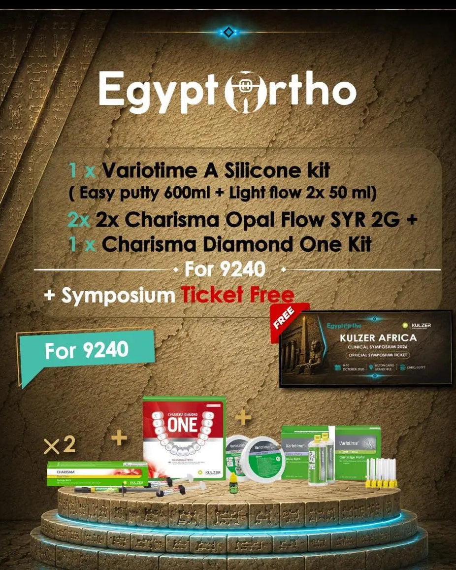 Offer(1 x Variotime A silicone Kit Easy putty 600ml+Light Flow syr 2g+2 x 2 Charisma Opal Flow syr 2g+1 x Charisma Diamond one Kit+ Symposium Ticket Free