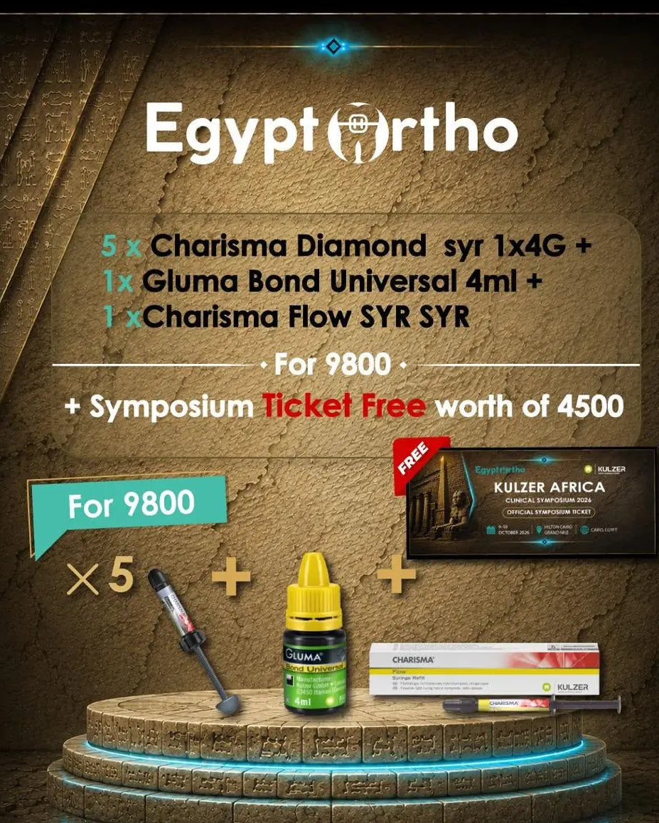 Offer(5 x Charisma Diamond syr 1x4g+1 x Gluma Bond Universal 4ml+1 x Charisma Flow syr+ Symposium Ticket Free