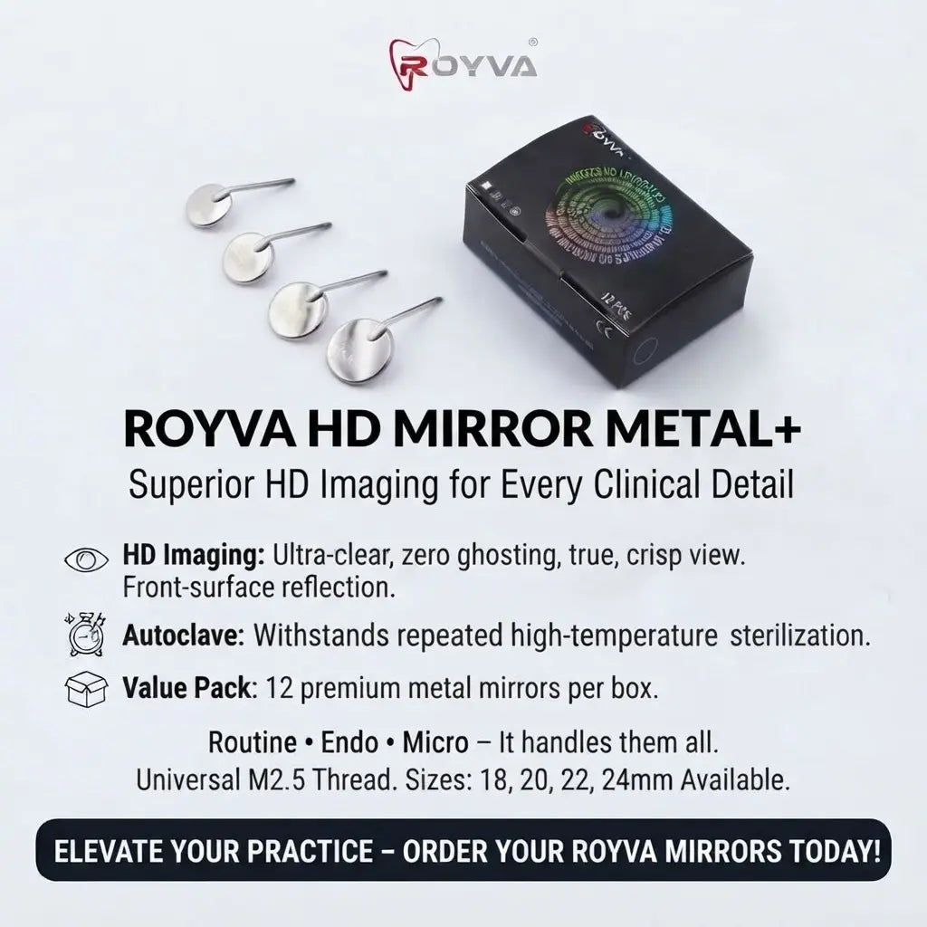 Royva HD Head Mirror Metal 12pcs
