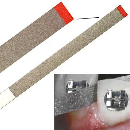 Matt Ortho Stripping stainless diamond double sided 1 piece