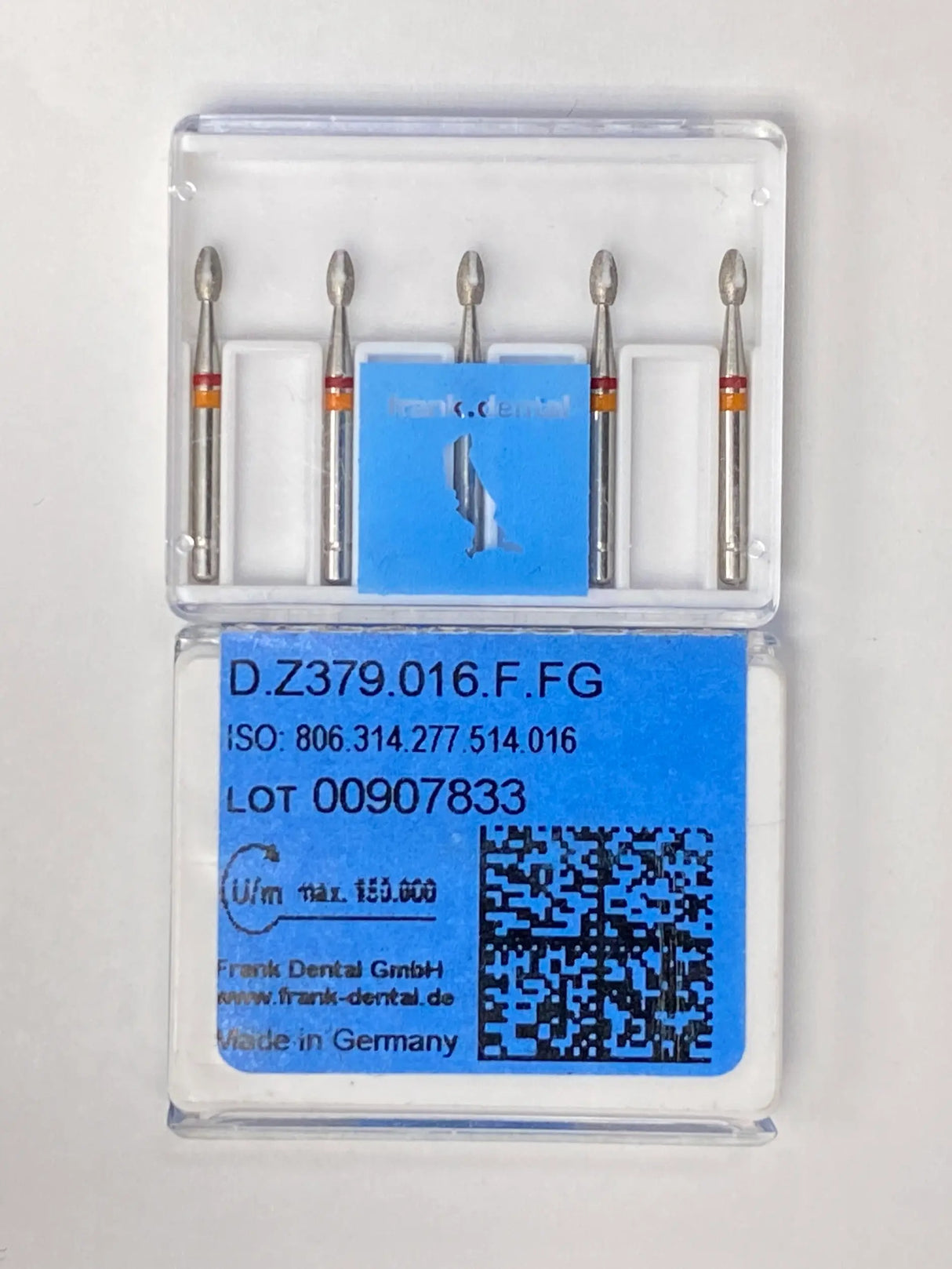 Frank High Speed Diamond burs zirconium  - football - Fine - 1 pc