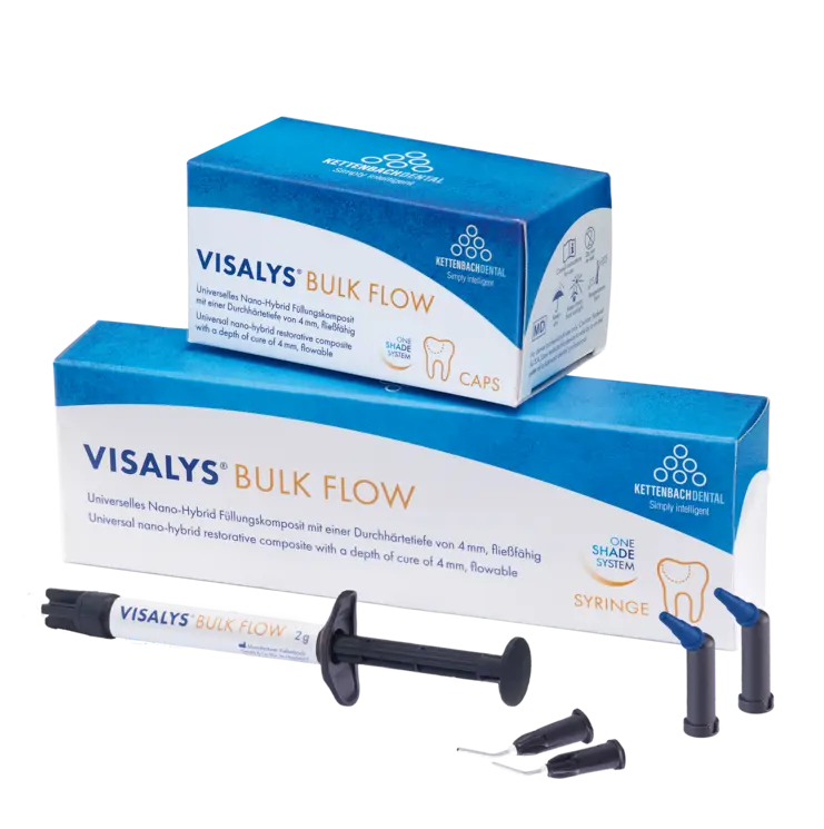 Kettenbach Visalys® Bulk Flow - Flowable one-shade bulk composite 1 syringe