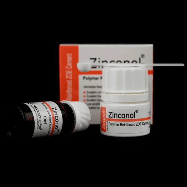 Prevest Zinconol Reinforced ZOE Cement 15g powder + 10ml Liquid