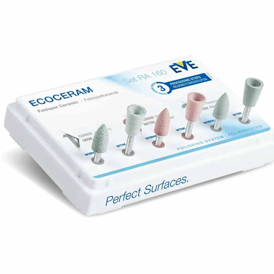 EVE ECOCERAM Kit RA 160 3-Step Ceramic Polishing System